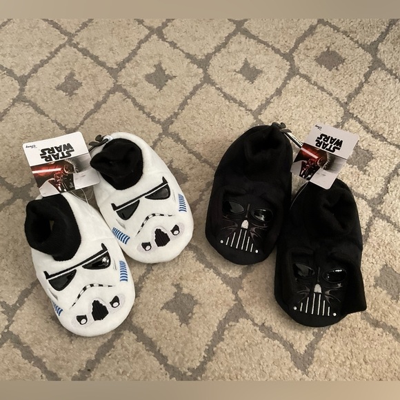 Star Wars Kid’s Slippers 2 Pairs - Picture 1 of 11